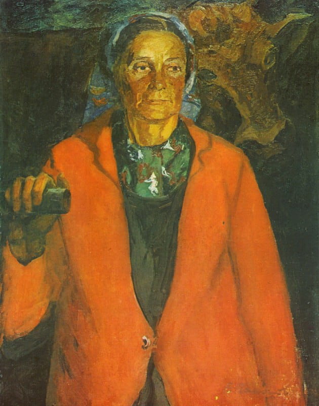 Портрет животновода В.А. Данильчик, 1973