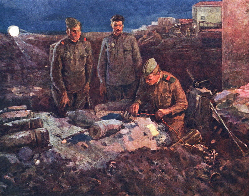 Матвей Беленицкий, «Остатки войны. Разминирование», 1961