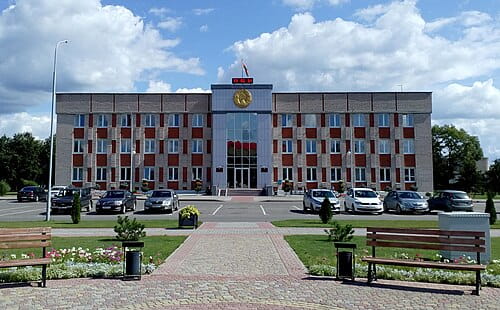 Здание райисполкома в Верхнедвинске